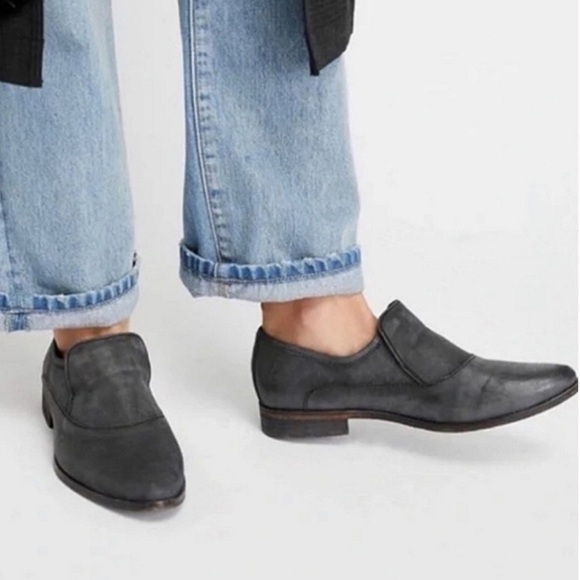 Free People | Women’s Carbon Black Brady Loafers, low heels, slip in style, 6.5 main image 12